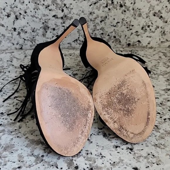 Stuart Weitzman Love fringe heels US sz 8.5 - Picture 11 of 11